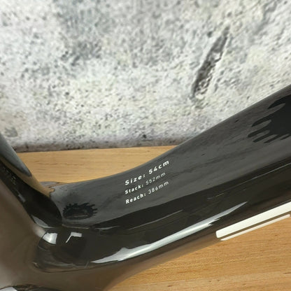 Light Use! 2026 Enve Melee V1 54cm Aspen White Carbon Road Bike Frameset 1905g
