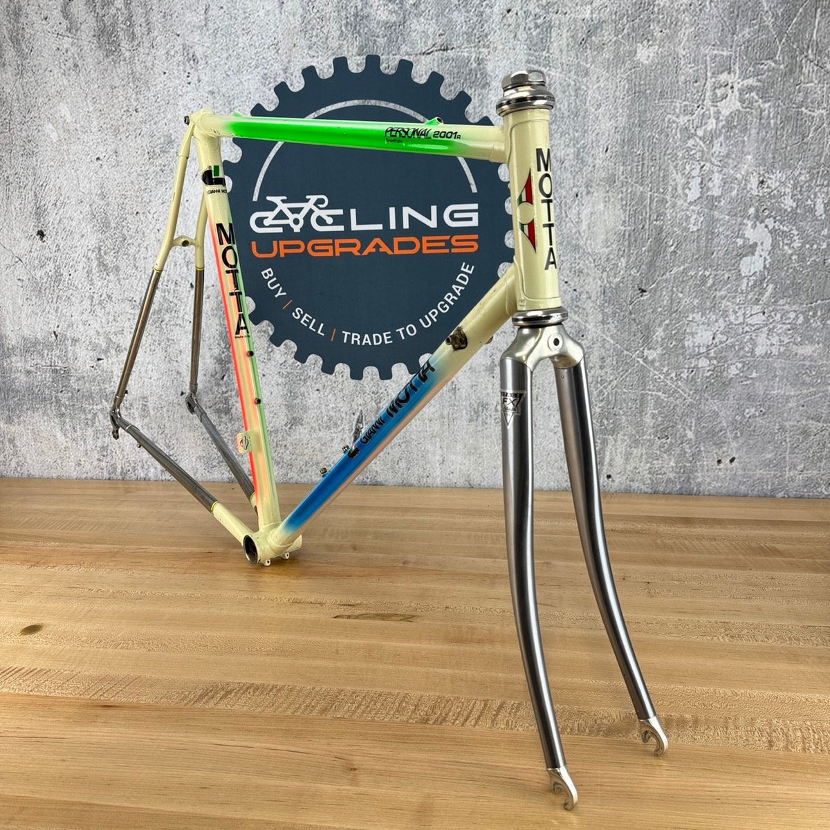 Motta Personal 2001R Brevettato 57cm Glow in the Dark Vintage Steel Frameset