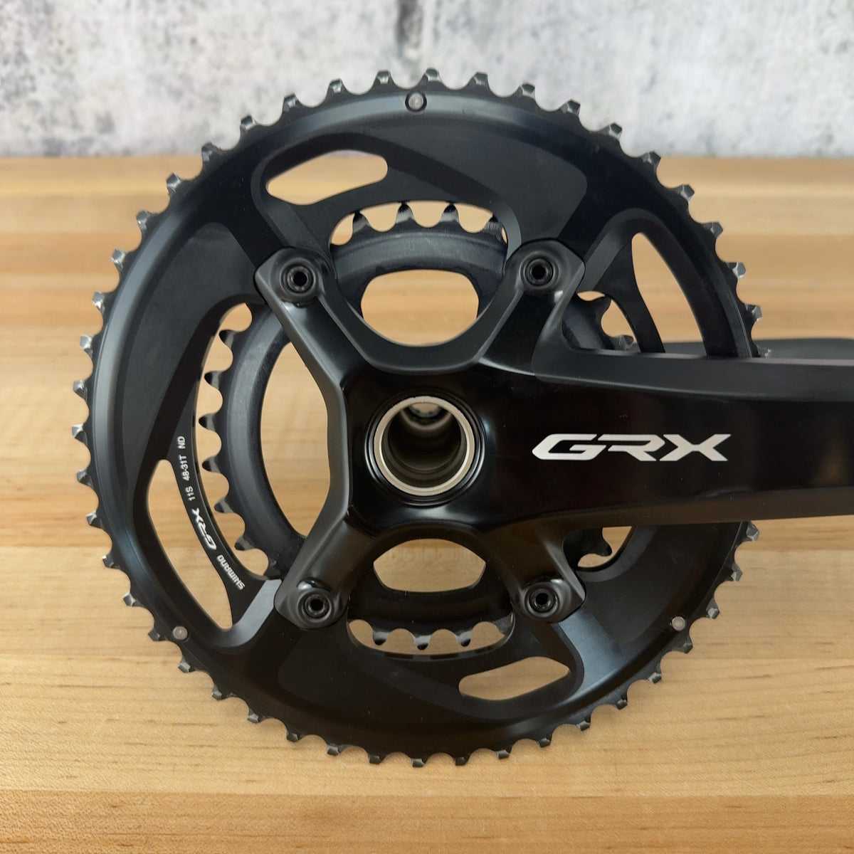 Light Use! Shimano GRX FC-RX810 175mm 48/31t 110/80mm Gravel Crankset 723g