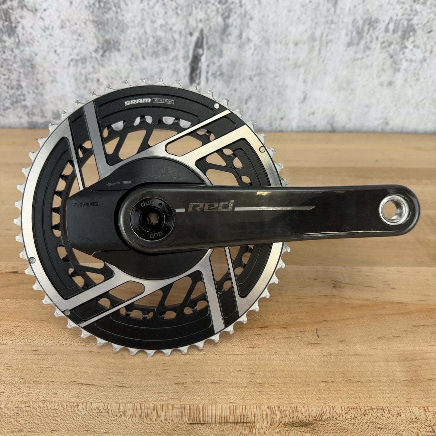 Low Mile! SRAM Red AXS Power Meter E1 50/37t 165mm Crankset