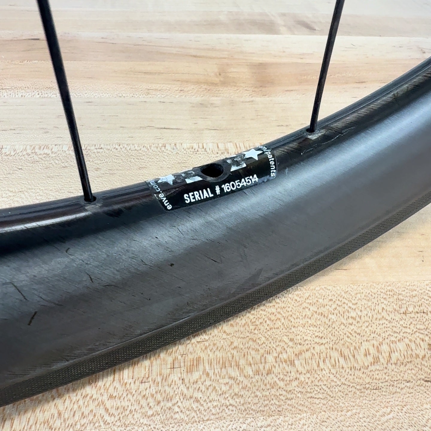 Low Mile! Enve SES 4.5 Silver Chris King R45 Hubs Carbon Wheelset 1674g