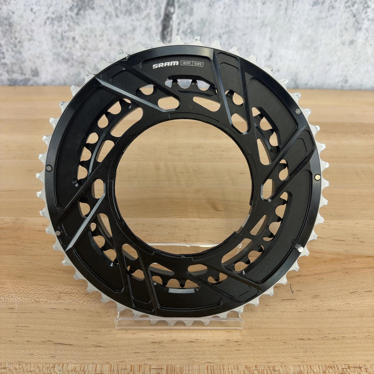 Low Mile! 2026 SRAM Force Thread Mount Chainring 48/35t 12-Speed Chainring Set
