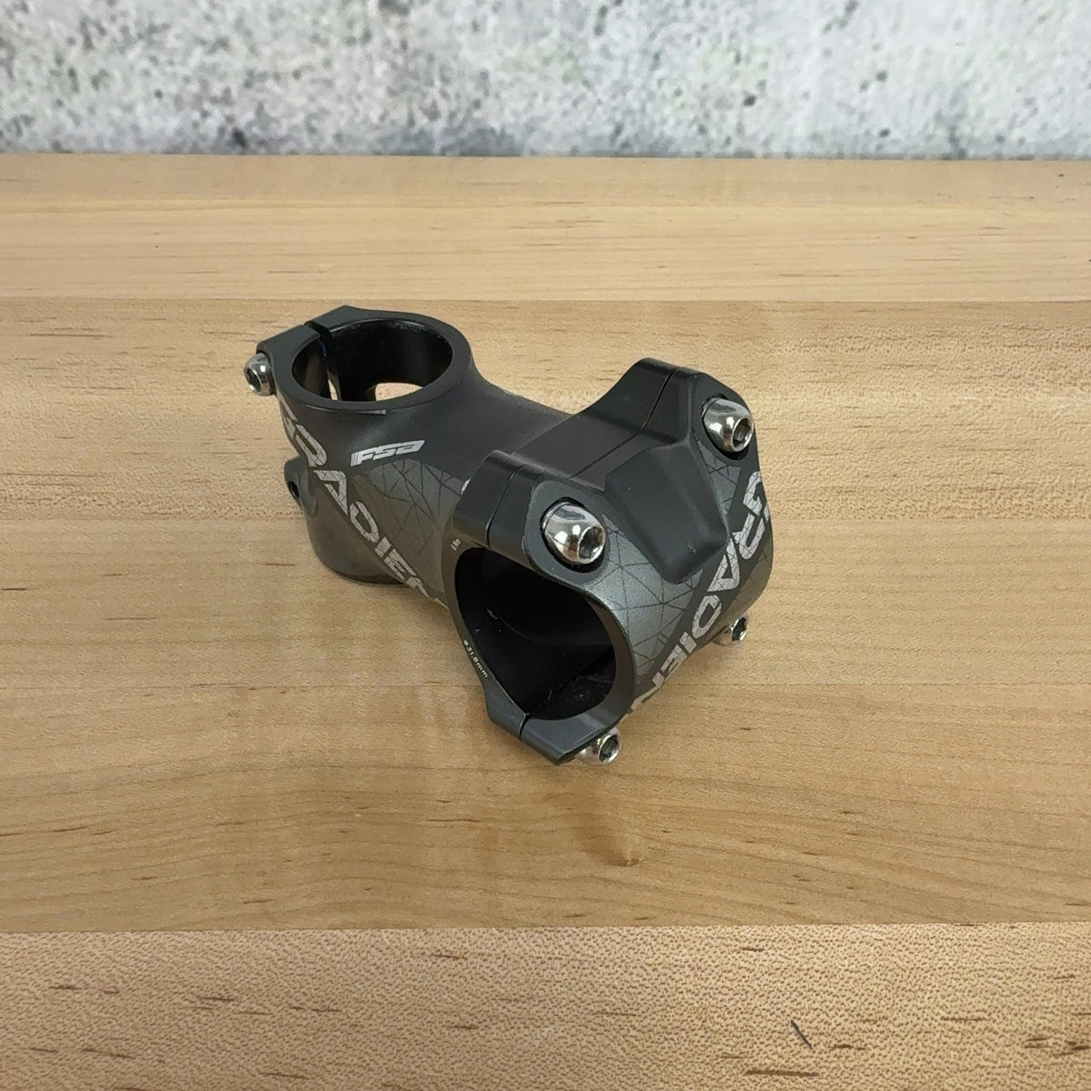 FSA Gradient 60mm Black ±6 degrees 13.8mm 1 1/8" Alloy Bike Stem 160g MSRP $74 — photo 1 of 8