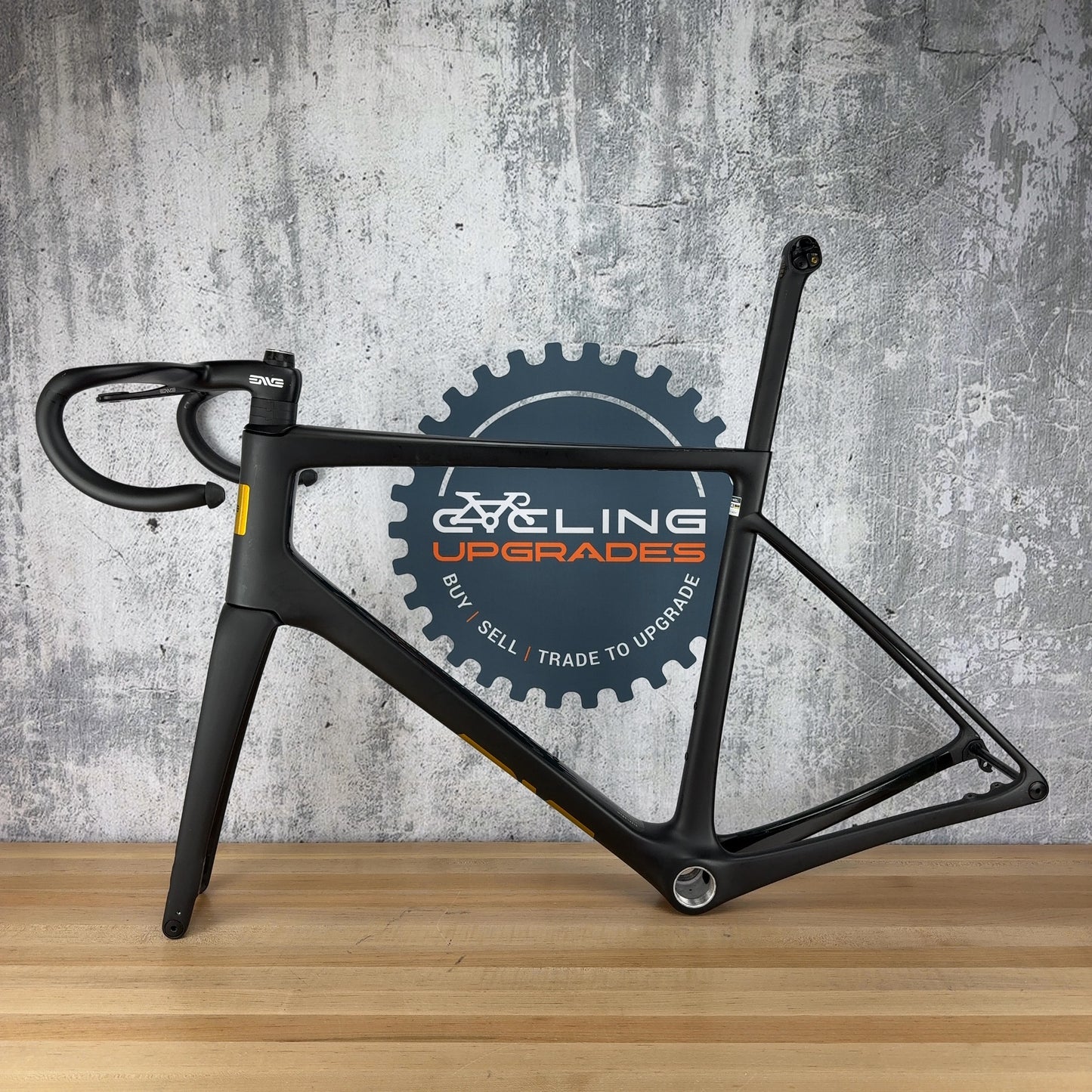 Low Mile! Enve Melee 60cm Black Carbon Road Bike Frameset 700c 2291g