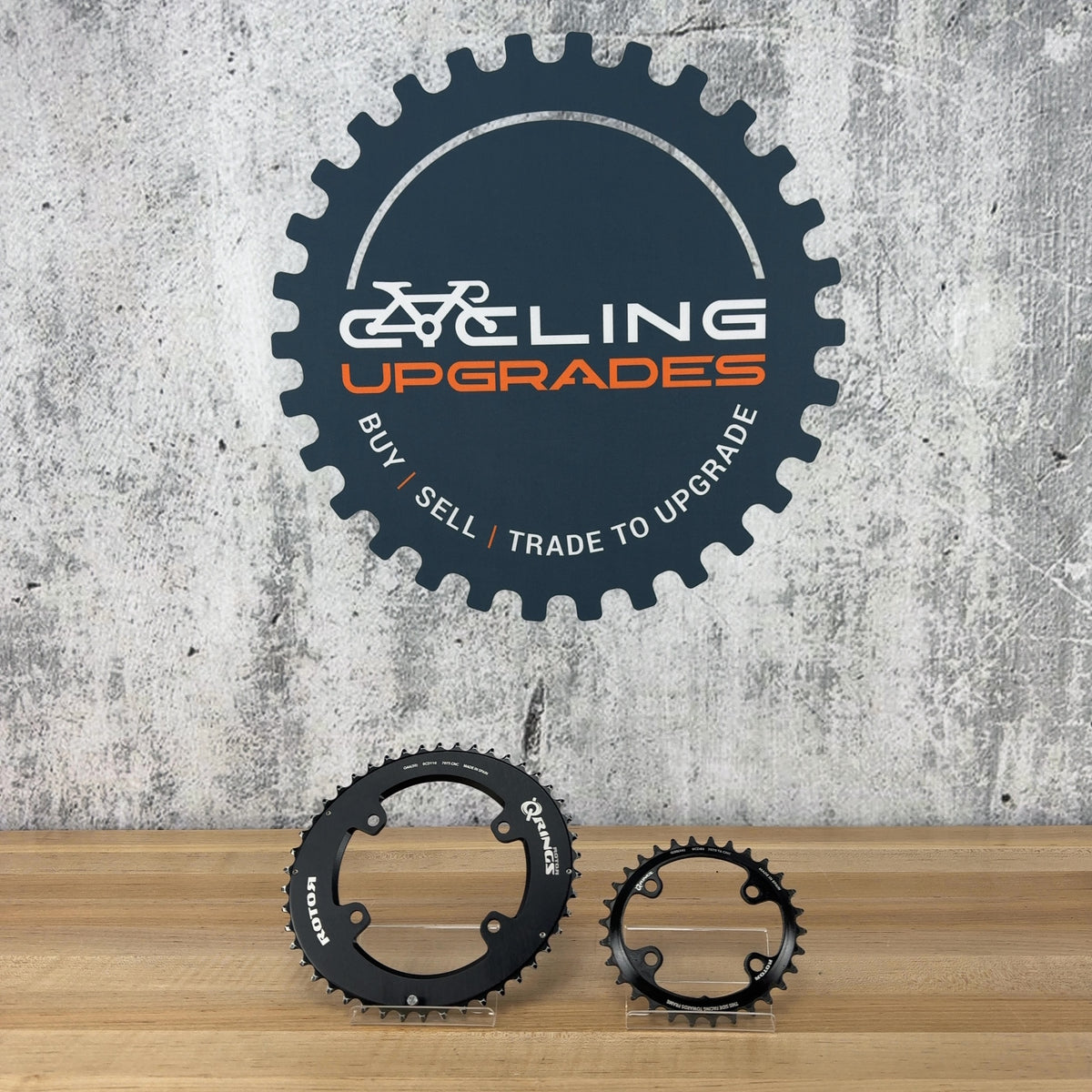 Rotor Q-Rings Spidering Q46/30t 110BCD 10/11/12-Speed MTB/Gravel Chainring Set — photo 2 of 6