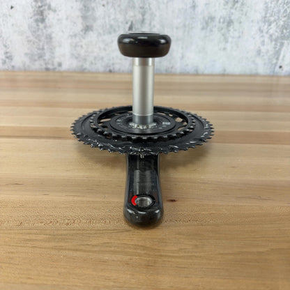 Low Mile! SRAM Red AXS E1 Quarq Power Meter 165mm 48/35T Carbon Crankset 574g