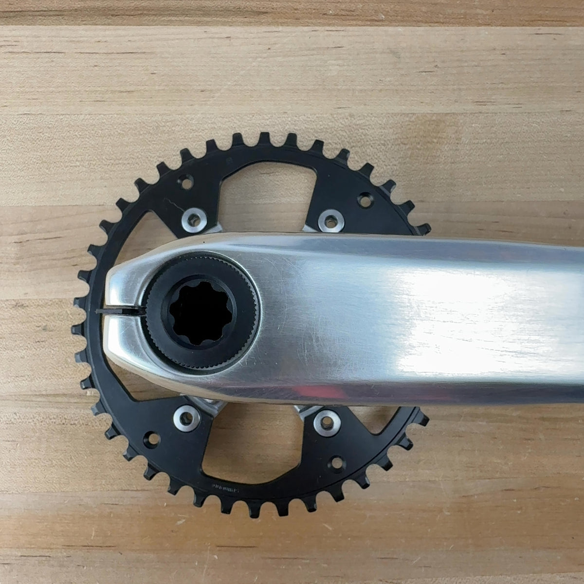 New Take Off! Shimano CUES FC-U6030-1 170mm 42T Silver Gravel Crankset MSRP $125 — photo 7 of 11