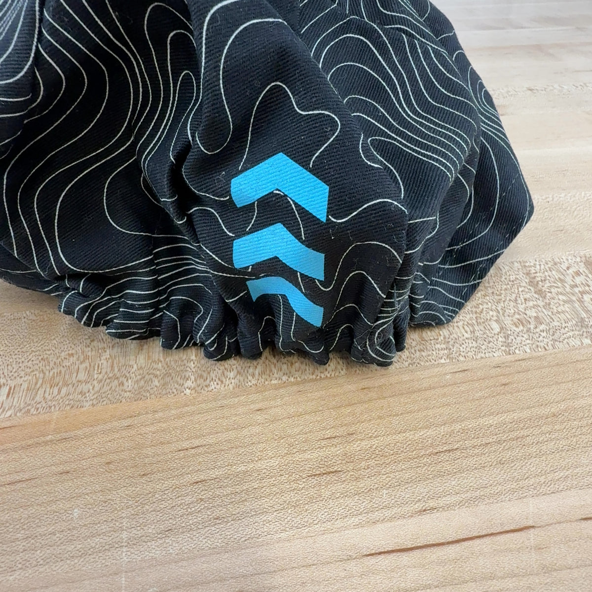 Wahoo Black/White Contour Pattern One Size Cycling Cyclist Cap — photo 4 of 5