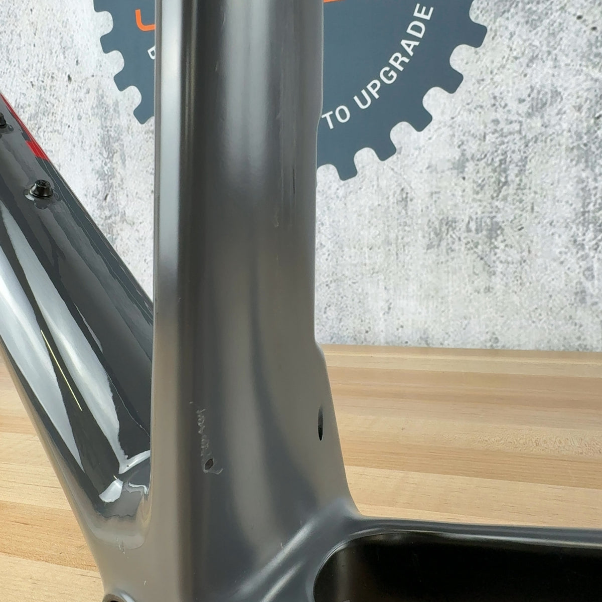 Low Mile! 2019 BMC Teammachine SLR 01 58cm Carbon Grey Rim Brake Frameset 1684g