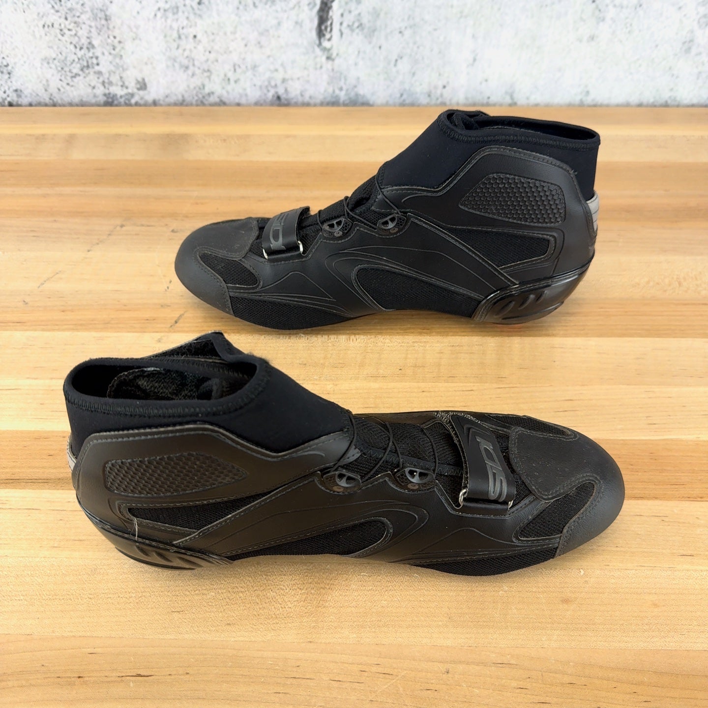 Sidi Zero Gore 2 46 EU 3-Bolt Cold Weather Winter Road Cycling Shoes Black