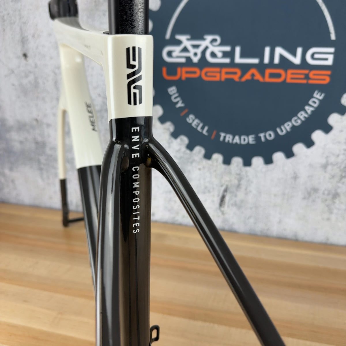 Light Use! 2026 Enve Melee V1 54cm Aspen White Carbon Road Bike Frameset 1905g