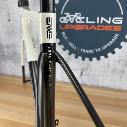 Light Use! 2026 Enve Melee V1 54cm Aspen White Carbon Road Bike Frameset 1905g