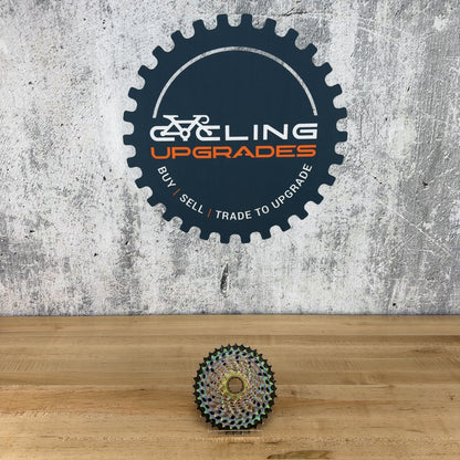 Low Mile! 2025 SRAM Red AXS XG-1290 10-36t E1 Rainbow 10-36t 12-Speed E1 Cassette
