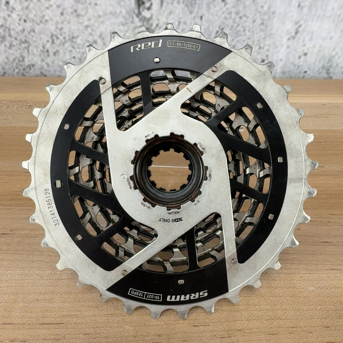 Low Mile! SRAM Red AXS XG-1290 10-33t E1 12-Speed "Typical Wear" Cassette 205g — photo 5 of 5