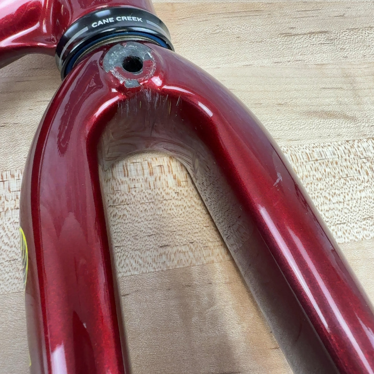 Calfee Tetra Pro 58cm Red Vintage Carbon Rim Brake Road Bike Frameset 700c 1710g — photo 11 of 20