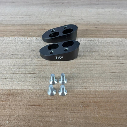 Light Use! Tririg Angled Spacers for Arm Cups 15 Degree TT/Triathlon Cockpit