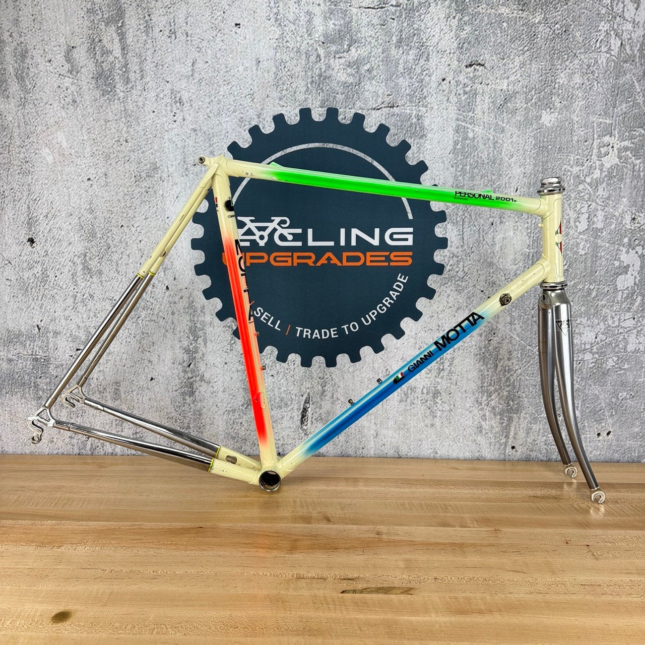 Motta Personal 2001R Brevettato 57cm Glow in the Dark Vintage Steel Frameset