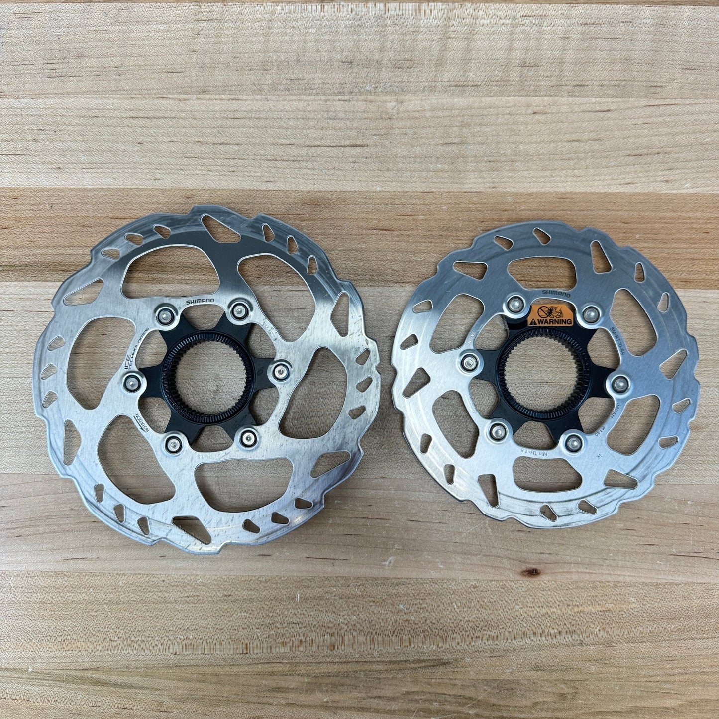 Light Use! Shimano SM-RT70-SS 160mm/140mm Center-Lock Disc Brake Rotors 257g