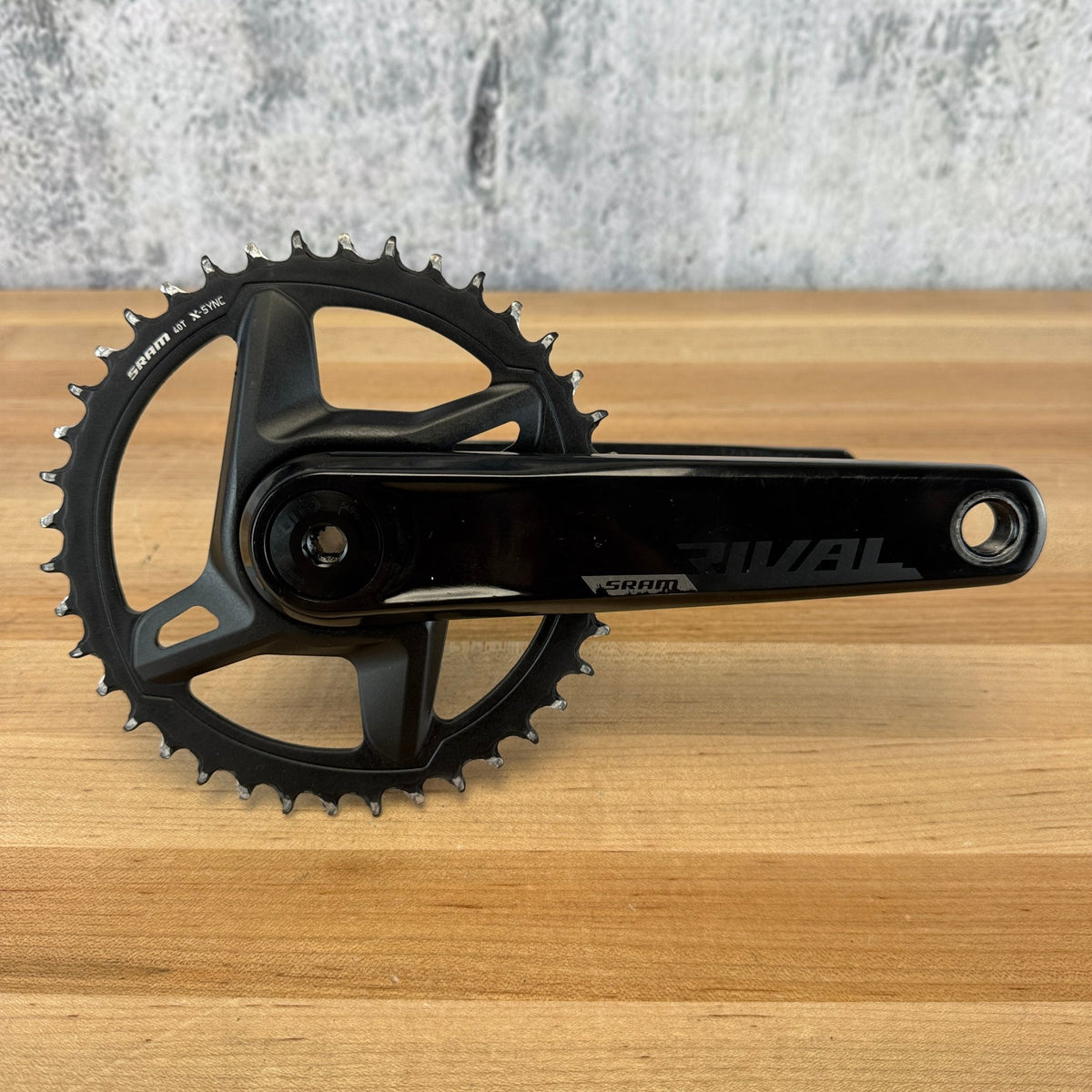 SRAM Rival D1 XPLR 40T X-SYNC DUB WIDE 175mm 12-Speed Alloy Crankset with Chainrings — photo 1 of 9