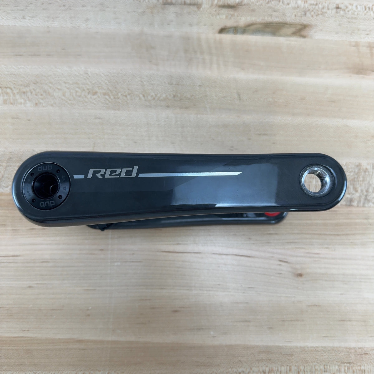Low Mile! SRAM Red AXS E1 165mm 8-Bolt Carbon Bike Crank Arm Assembly 326g — photo 3 of 9