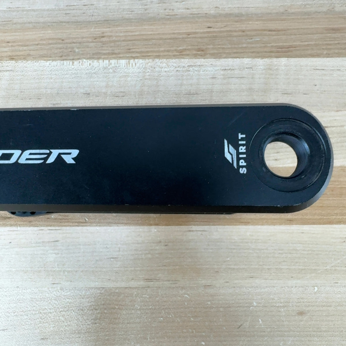 Light Use! Croder Spirit 150mm 8-Bolt 24mm Black Alloy Crank Arm Assembly 492g