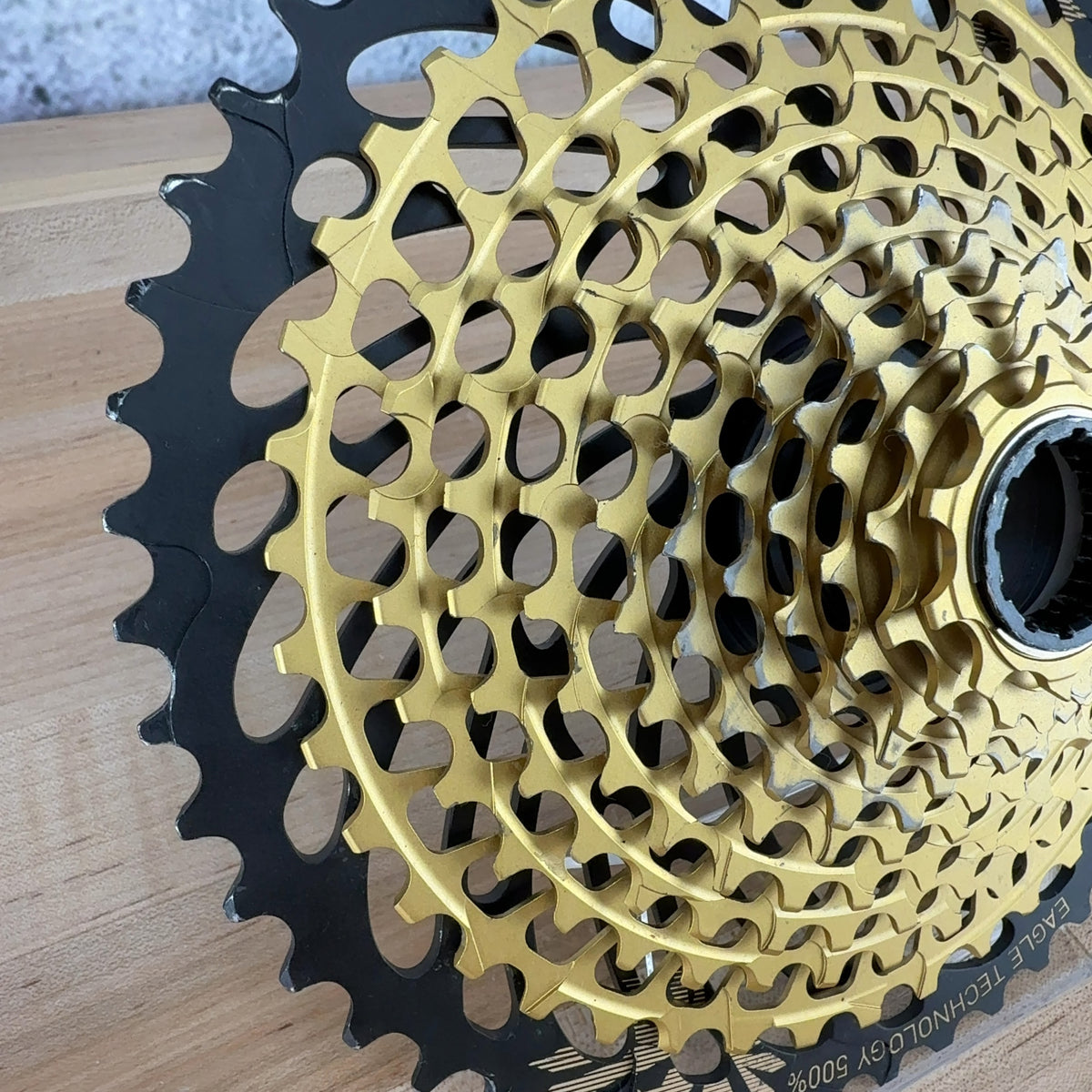 Light Use! SRAM Eagle XX1 XG-1299 10-50t Gold MTB 12-Speed Bike Cassette 368g
