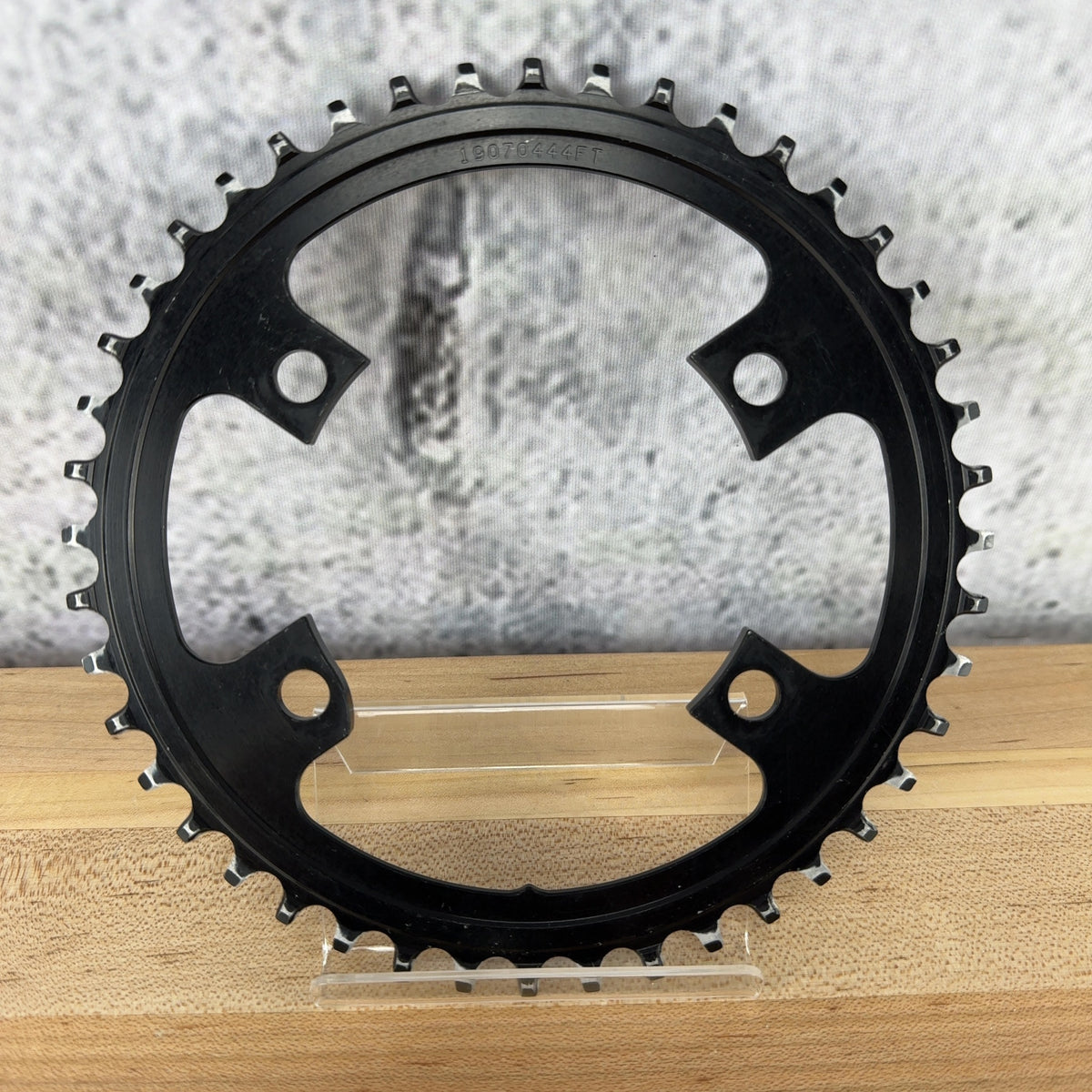 Wolf Tooth 110 BCD Asymmetric 4-Bolt for Shimano Cranks 44t Gravel 1x Chainring — photo 3 of 4