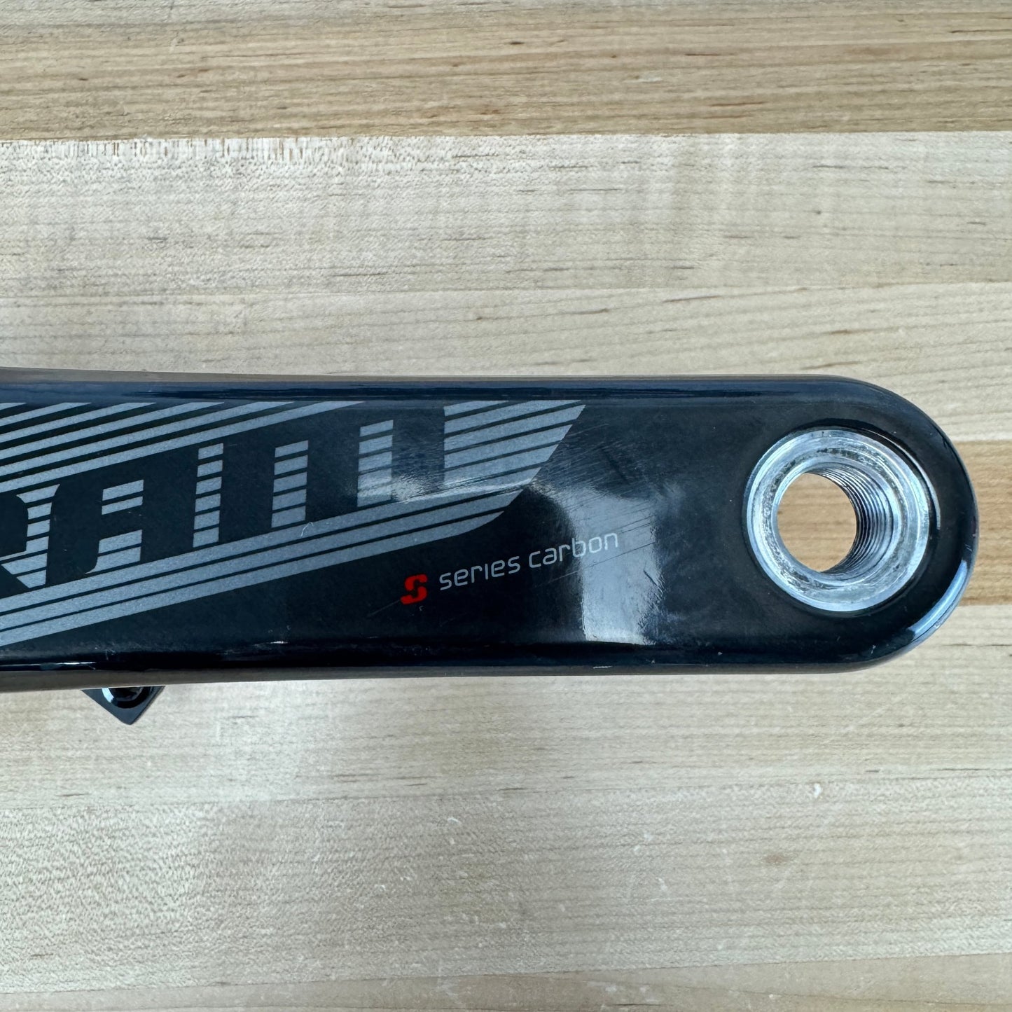 Low Mile! SRAM S-900 172.5mm BB30 Spindle 5-Bolt Carbon Crankset 514g w/ Spider