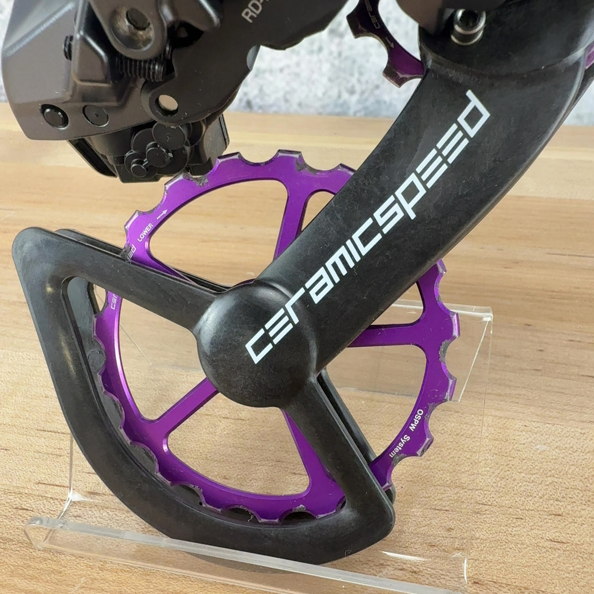Low Mile! Shimano GRX RD-RX825 W/ OSPW X Gravel Ceramic Speed 12-SpeedDerailleur — photo 3 of 7