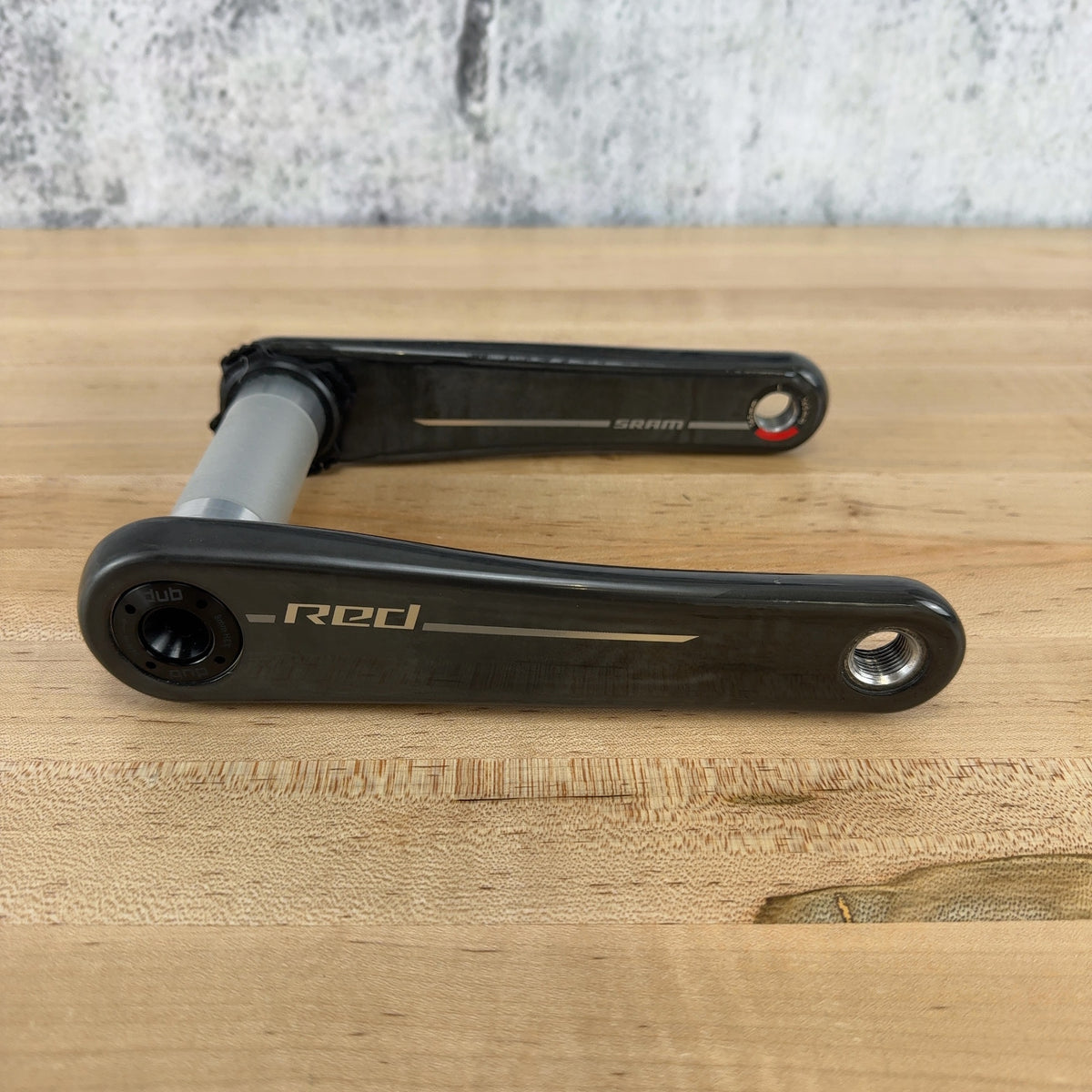 Low Mile! SRAM Red AXS E1 165mm 8-Bolt Carbon Bike Crank Arm Assembly 326g — photo 1 of 9
