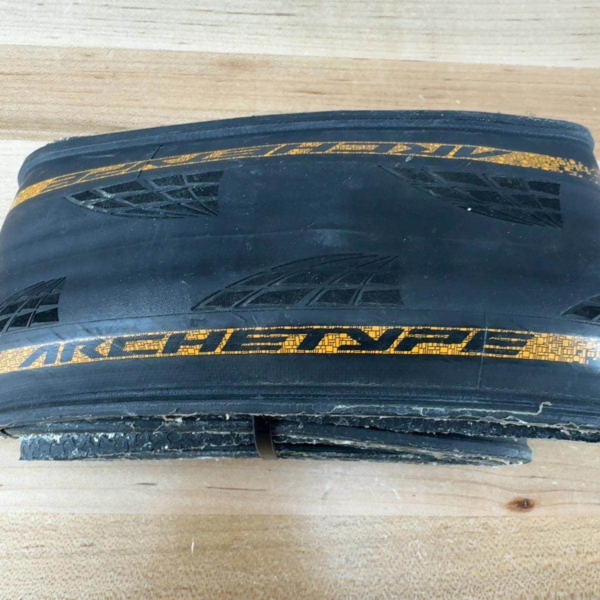 Light Use! Pair Continental Archetype 700c x 30mm Tubeless Road Bike Tires 566g