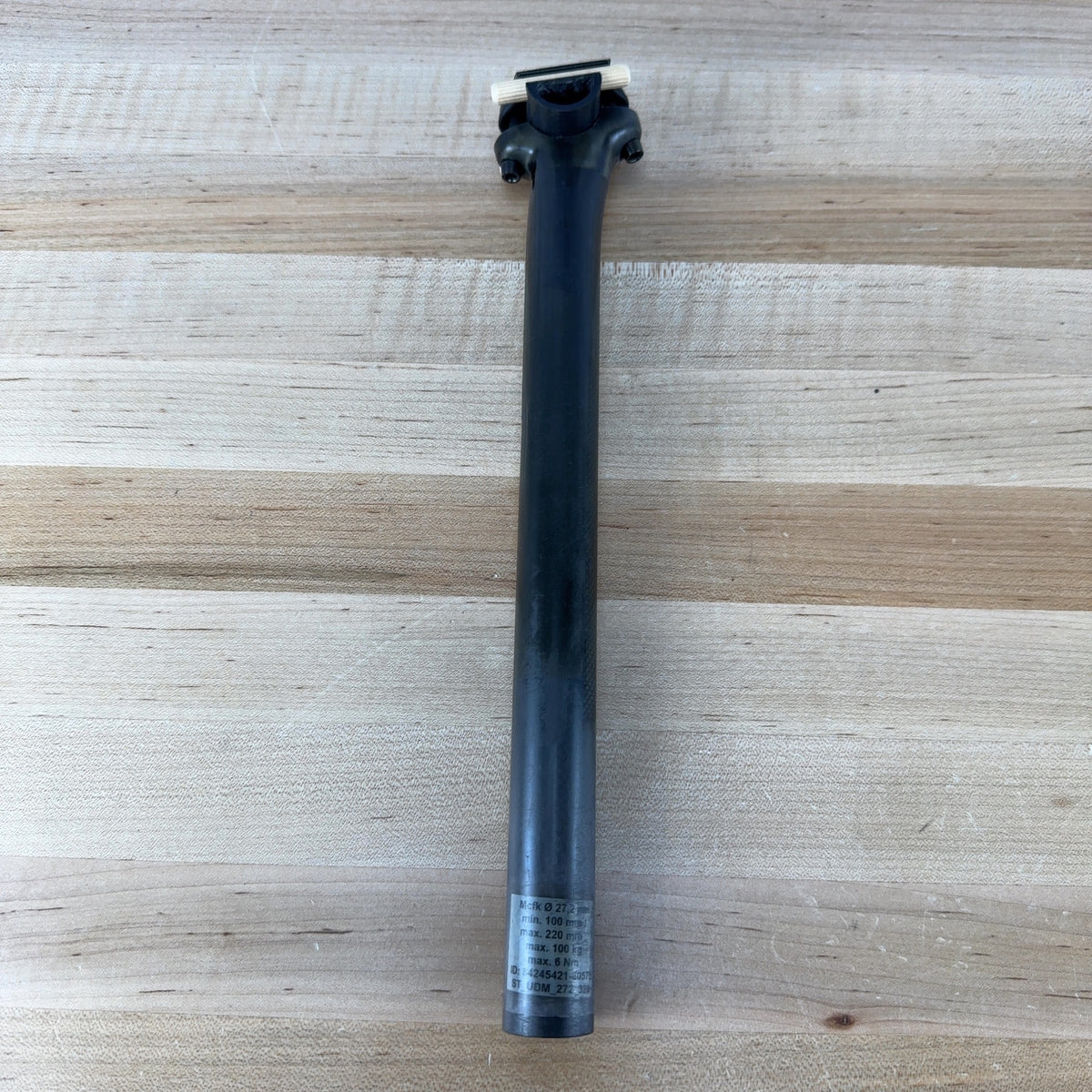 MCFK Carbon Straight 27.2mm x 320mm Light Weight Zero Offset Bike Seatpost 130g