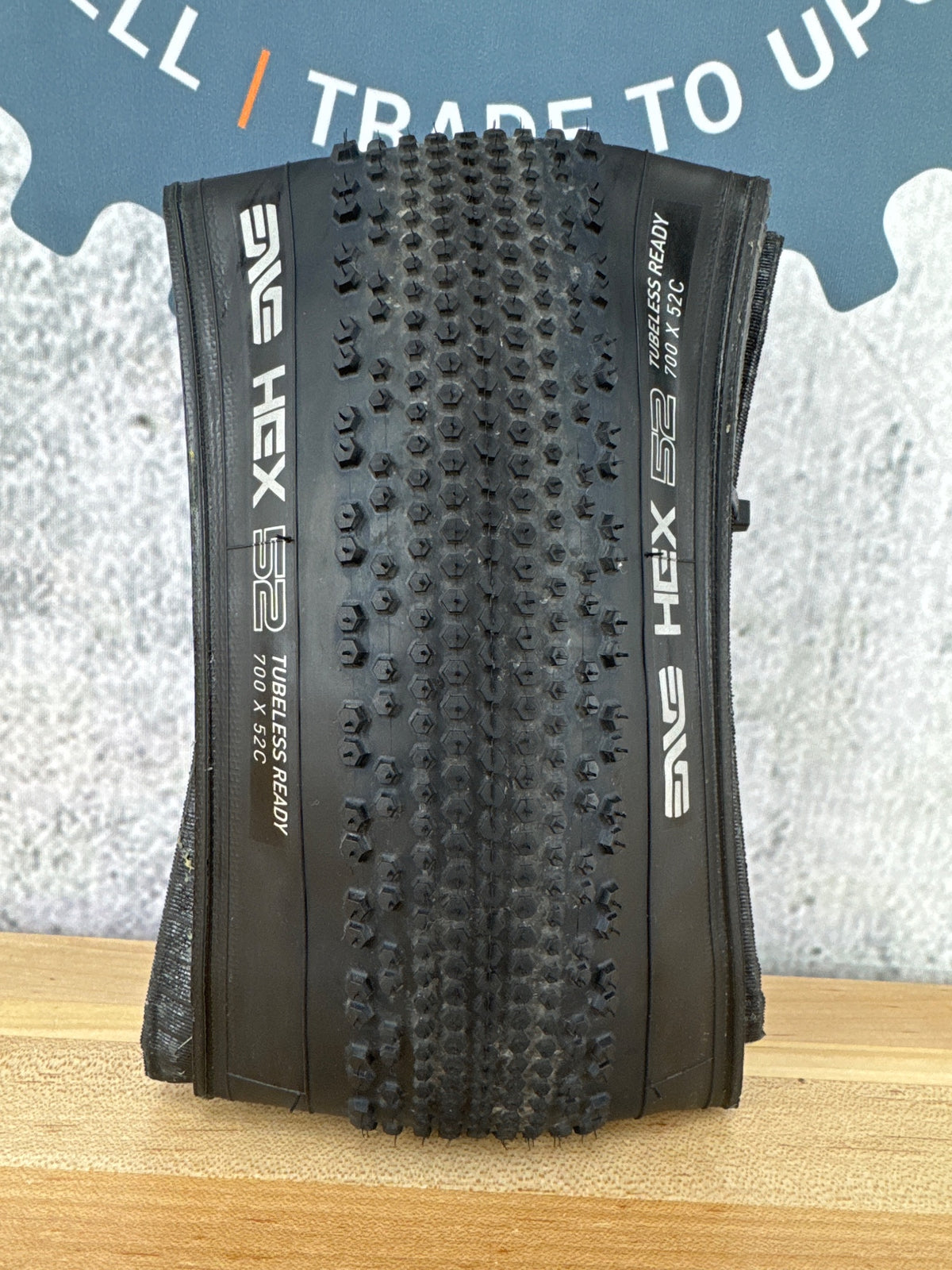 Light Use! Enve Hex 700c x 52mm Kevlar Tubless Black Single Gravel Tire 557g