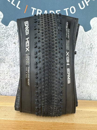 Light Use! Enve Hex 700c x 52mm Kevlar Tubless Black Single Gravel Tire 557g