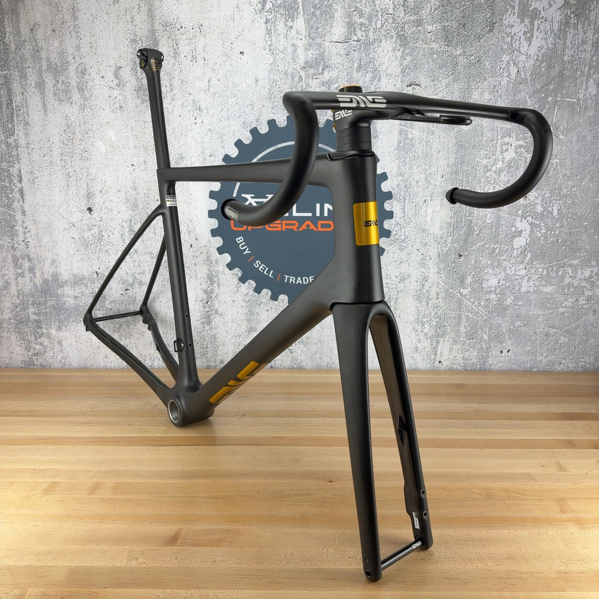Low Mile! Enve Melee 60cm Black Carbon Road Bike Frameset 700c 2291g