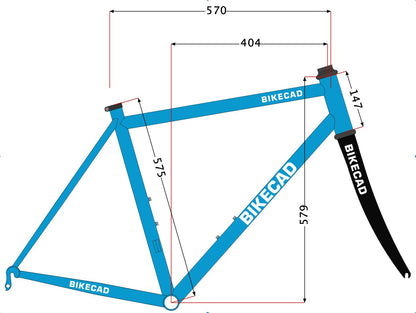 Motta Personal 2001R Brevettato 57cm Glow in the Dark Vintage Steel Frameset
