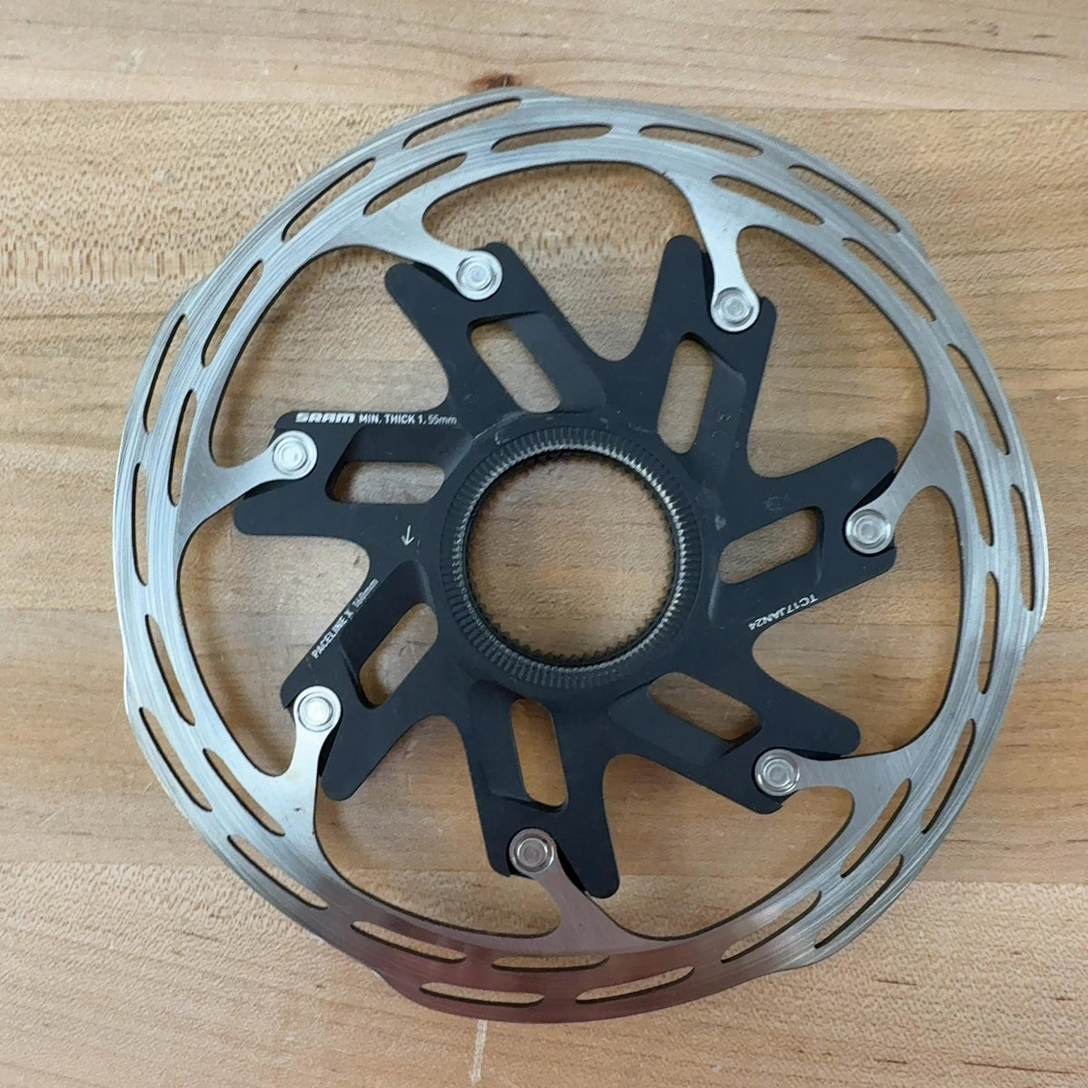 SRAM Paceline X Center-Lock 160mm/160mm Disc Brake Rotors 282g w/ Lockrings
