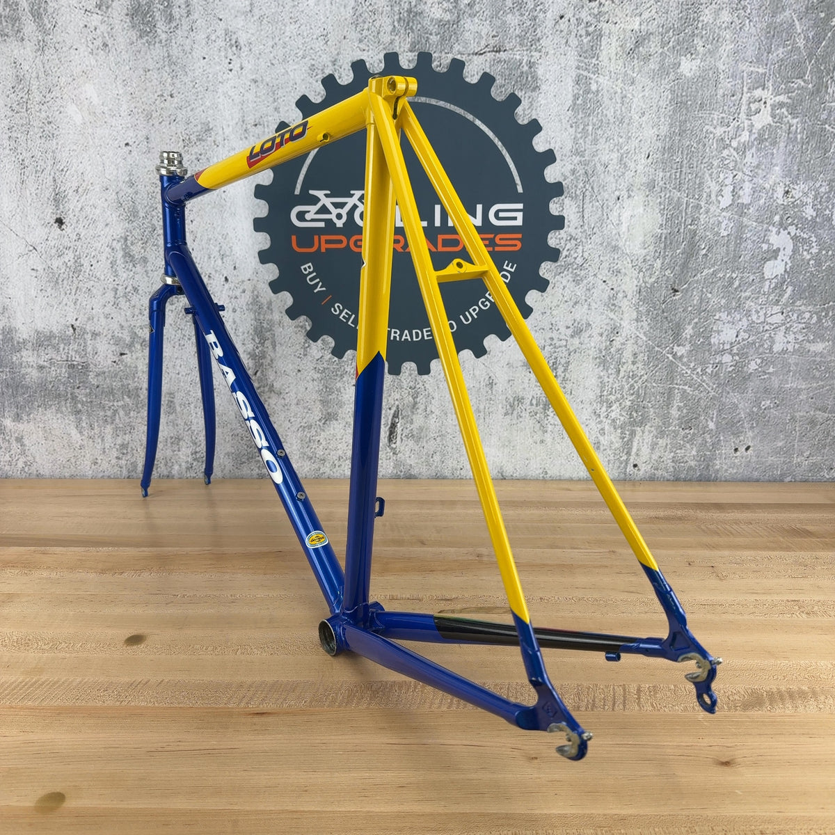 1996 Basso Loto 56cm Campagnolo Prodotti Speciali Vintage Steel Bike Frameset — photo 4 of 22