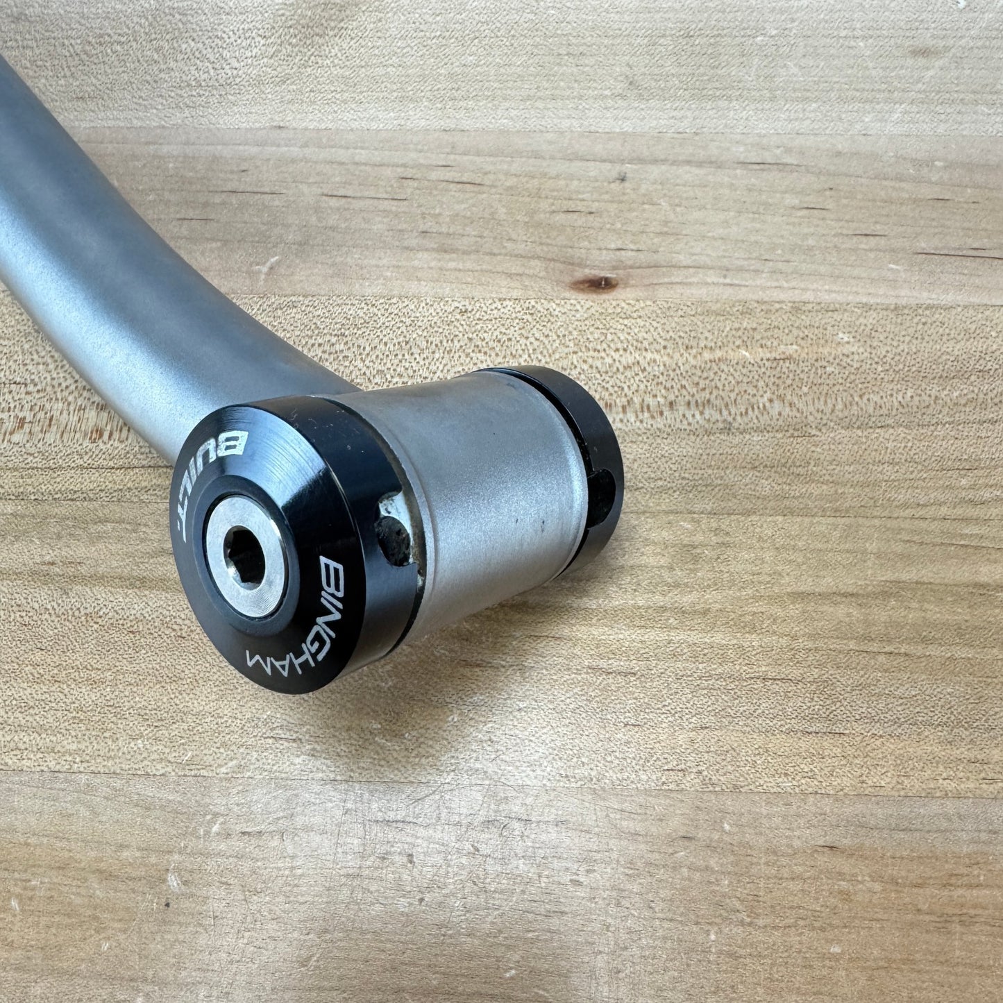 BinghamBuilt Sweetpost Layback 300mm x 27.2mm 20mm Offset Titanium Seatpost 225g