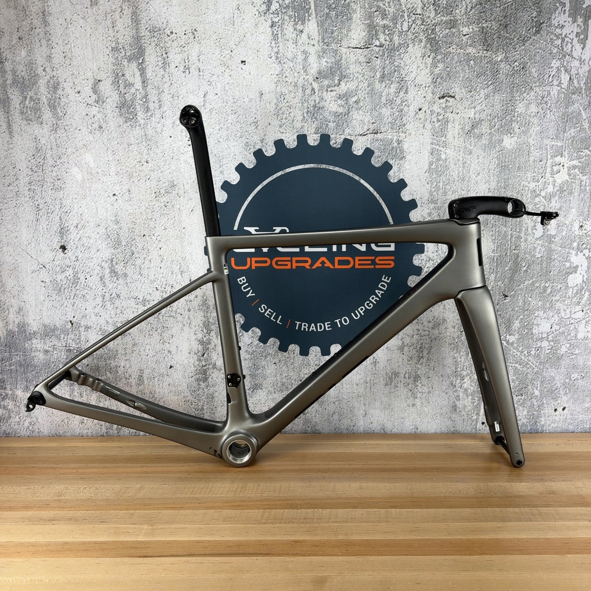 Low Mile! Enve Melee V1 52cm Damascus Grey Carbon Road Bike Frameset 700c 1939g