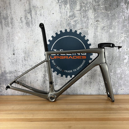 Low Mile! Enve Melee V1 52cm Damascus Grey Carbon Road Bike Frameset 700c 1939g