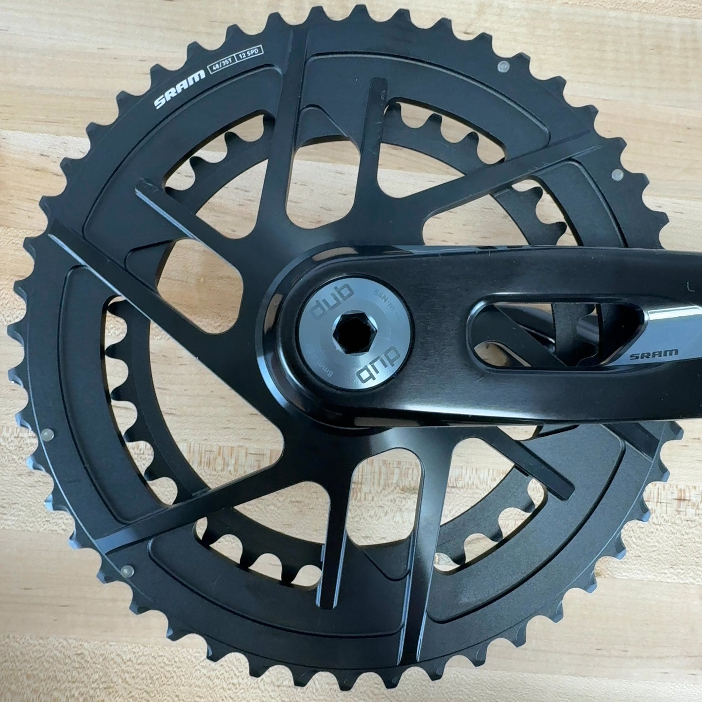 New Take Off! SRAM Rival AXS E1 170mm 48/35 Dub 12-Speed Crankset w/ Chainrings