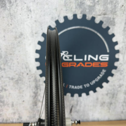 Low Mile! Campagnolo Bora Ultra 50 AC3 Rim Brake Carbon Bike Wheelset 700c 1545g