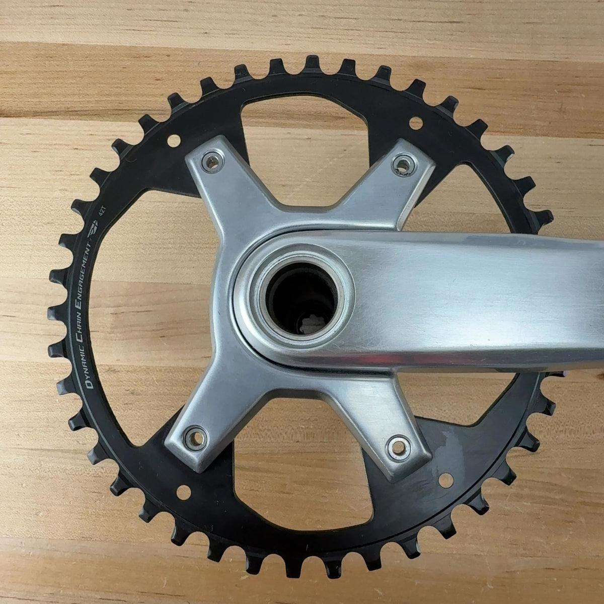 New Take Off! Shimano CUES FC-U6030-1 170mm 42T Silver Gravel Crankset MSRP $125 — photo 4 of 11