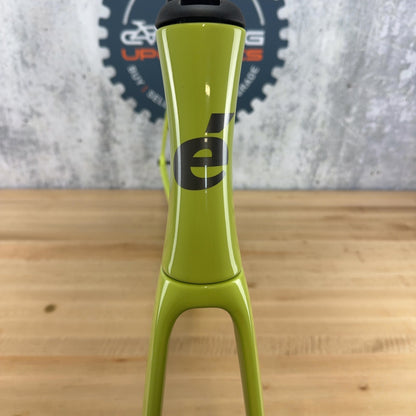 Light Use! 2025 Cervelo P-Series 58cm TT/Triathlon Paris Green Frameset 500 Made