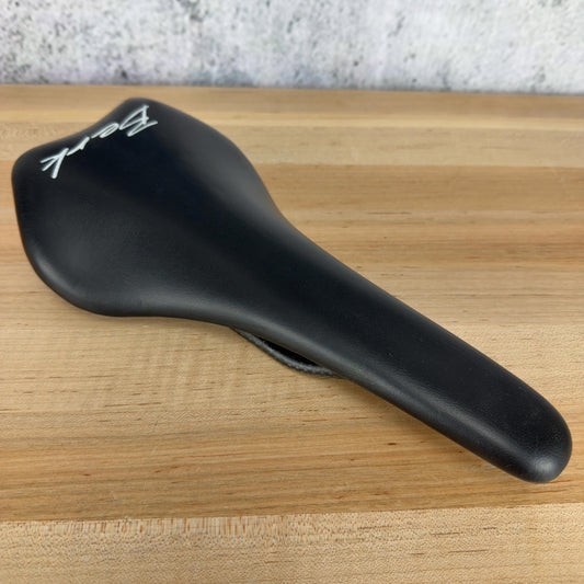 Light Use! Berk List 132 Artificial Leather 7x9mm Oval Rails Bike Saddle 98g