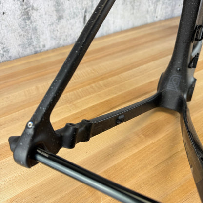 Low Mile! 2025 Trek Checkmate SLR Small Black Carbon Gravel Bike Frameset 2433g