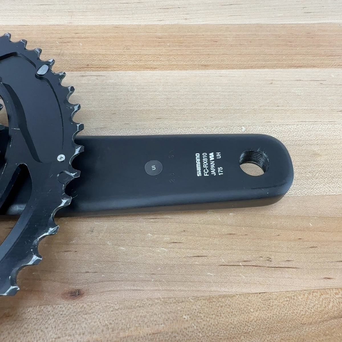Light Use! Shimano GRX FC-RX810 175mm 48/31t 110/80mm Gravel Crankset 723g