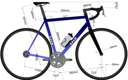 Low Mile! 2018 Baum Corretto 55cm Rim Brake Titanium Frameset 700c Chris King