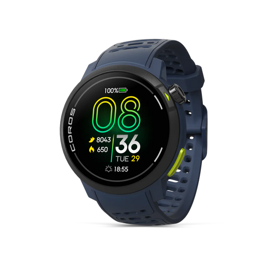 New! Coros Pace Pro GPS Sport Watch Blue Silicone Band 49g